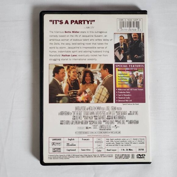 Isn't She Great (DVD) Bette Midler Nathan Lane Comedy Biopic - Picture 3 of 3
